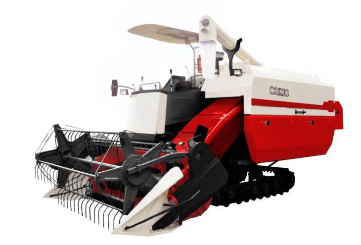 Track-typed Paddy Harvester