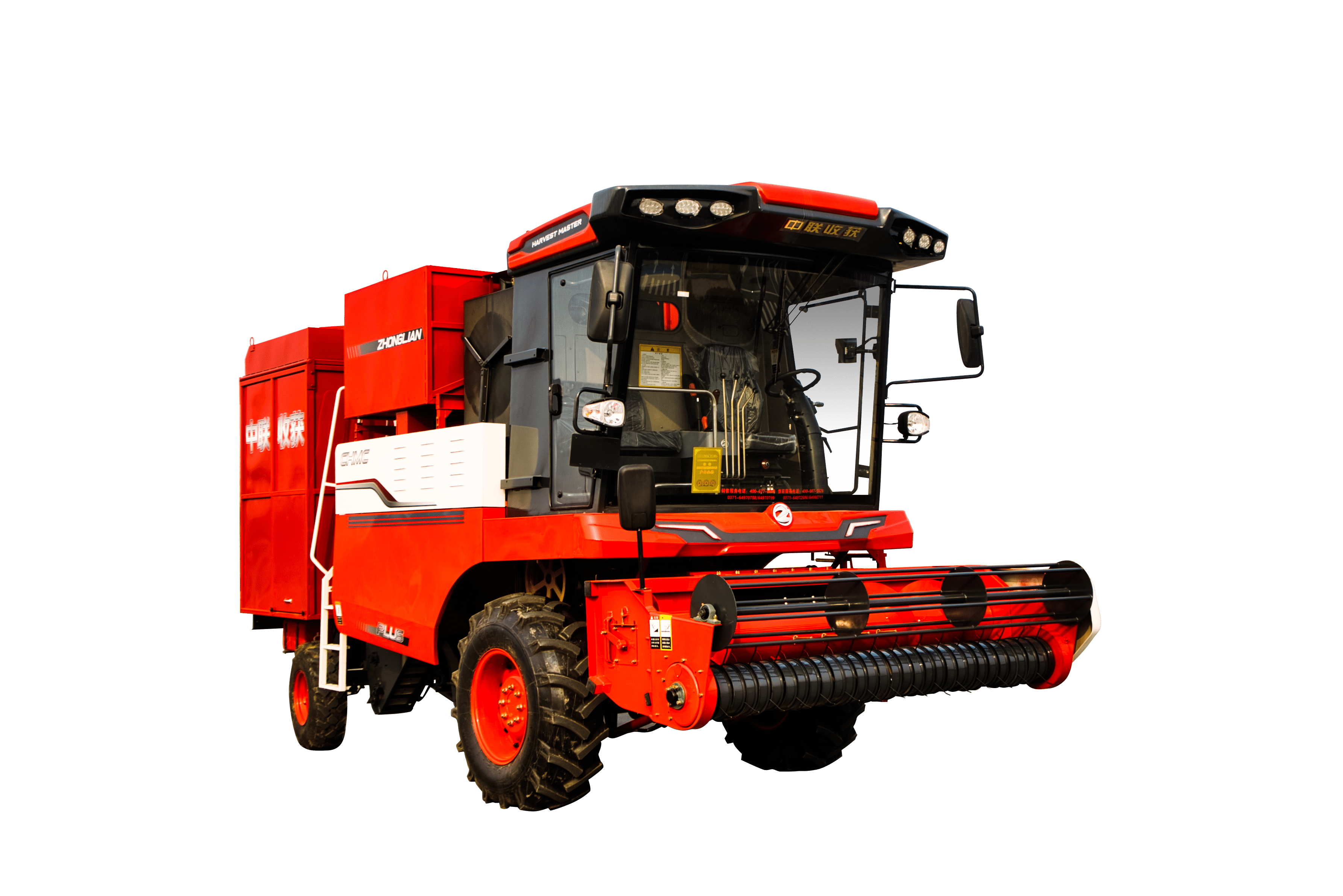 Zhonglian Harvest Customized version  self-propelled wheeled peanut grain harvester 