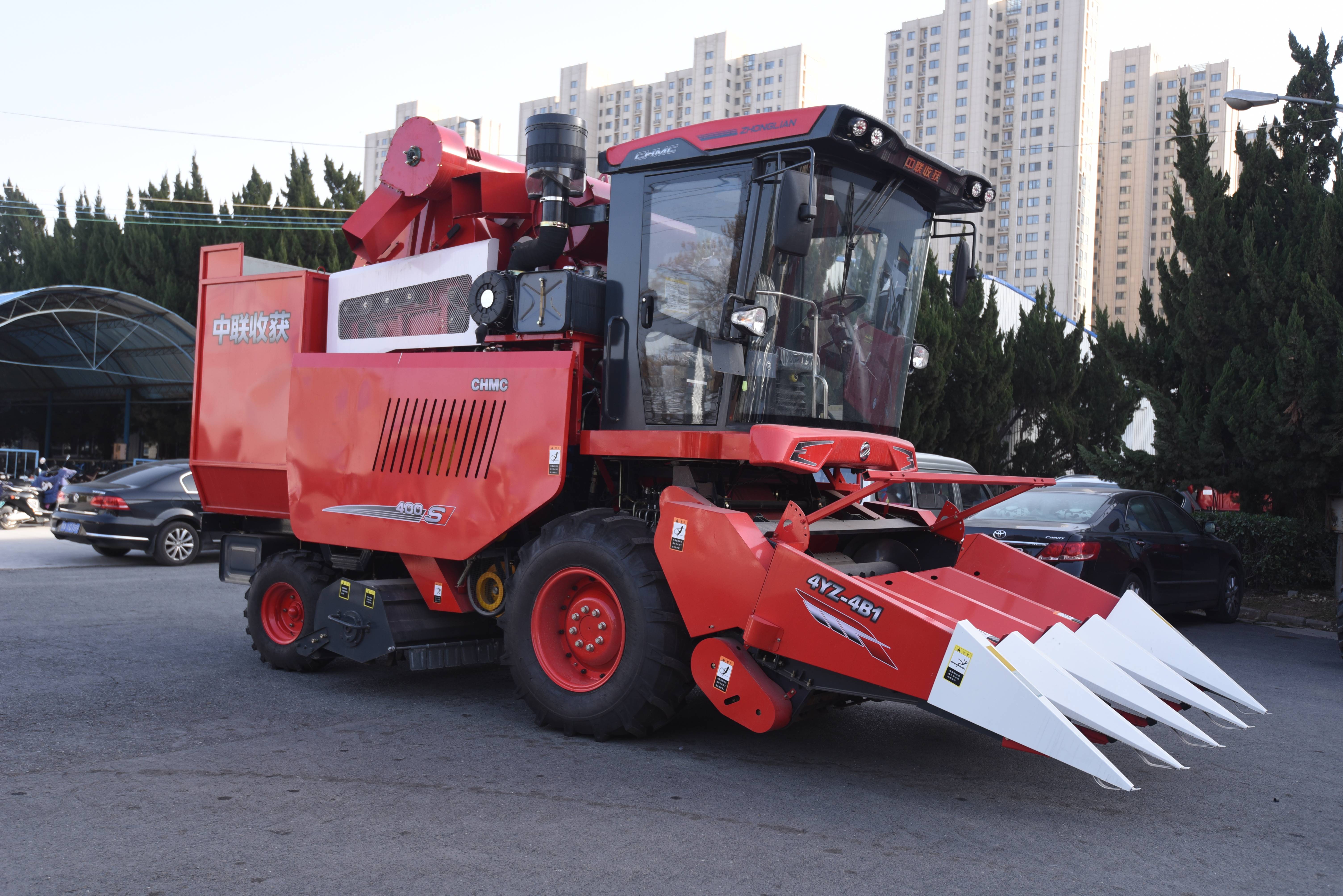 Hay Rake New Launch Cosechadora De Maiz Combine Harvester Thresher Machine