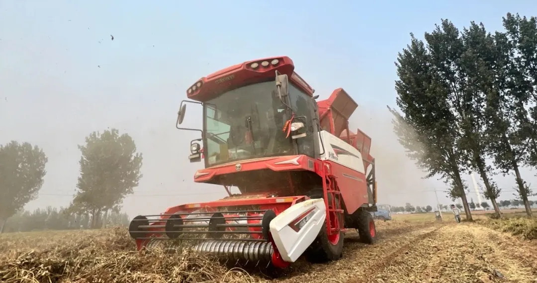 Master Feng, an agricultural machinery operator in Zhumadian, Henan: Just for the ten or so acres of peanut fields at home, I bought a Zhonglian peanut harvester, and from then on, I embarked on the r(图2) 640 (1)_看图王.jpg
